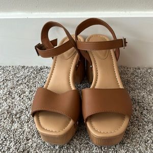 Brown Platform Heels